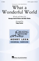 What a Wonderful World SATB choral sheet music cover